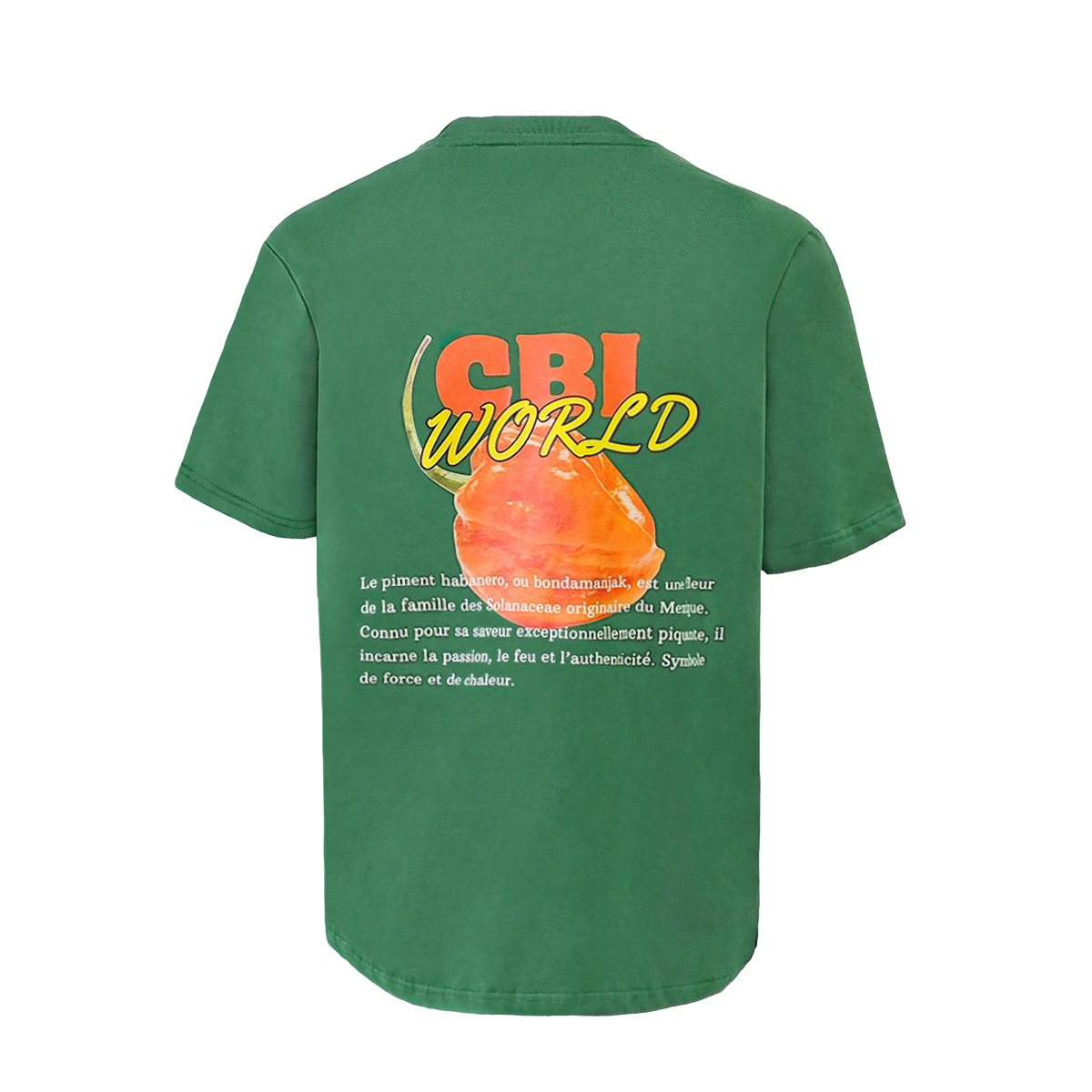 Tee-shirt, Bondamanjak, vert